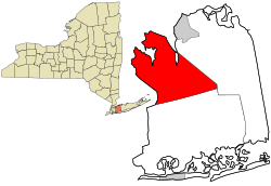 Lage im Nassau County (New York)