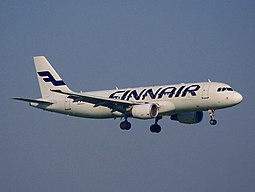 Finnairin Airbus A320-200.