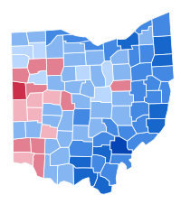 Ohio Governor Election Results by County, 2006.svg