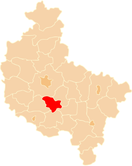 Poloha powiatu v rámci Veľkopoľského vojvodstva