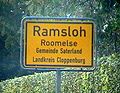 Tweetalig kombord Ramsloh