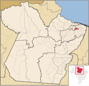 Localização de São Miguel do Guamá