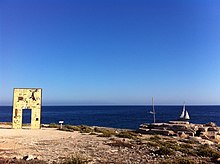 Punta Pesce Spada in Lampedusa, the southernmost point Porta di Lampedusa - Porta d'Europa.jpg
