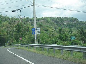 Puerto Rico Highway 4111 sign