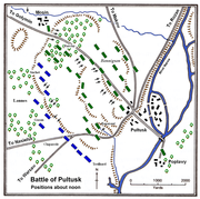 Battle of Pułtusk about noon