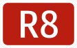 Expressway R8 shield}}