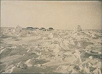 Royal North West Mounted Police barracks and Churchill River, Churchill, 1907