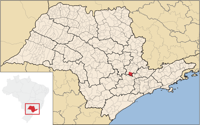 Localização de Indaiatuba em São Paulo