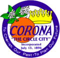 Seal of the City of Corona
