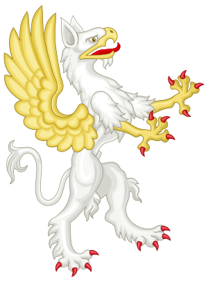 Silver and Gold Griffin