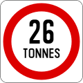 No vehicles over weight shown