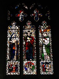Full view St Chad window. Photograph courtesy Dave Webster