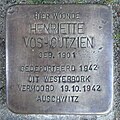 Stolperstein für Henriette Vos-Cutzien