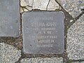 der Stolperstein für Selma Kahn