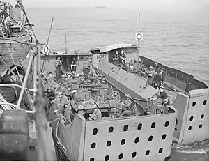 The Royal Navy during the Second World War- the Dieppe Raid, August 1942 A11228.jpg