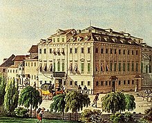 The Theater an der Wien as it appeared in the early 19th century TheateranDerWienJakobAlt.jpg