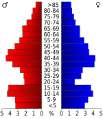 Pyramide des âges.