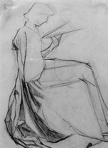Umberto Boccioni, La lettura 1908, Museo Palazzo Arnone
