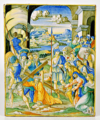 Le Spasme, Niccolò Pellipario dit Nicola da Urbino (cercle de), Urbino, v. 1525.