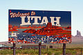 Image 16"Welcome to Utah" sign (from Utah)