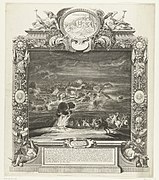 Sébastien Leclerc: La prise de l'ouvrage a corne de Mastrich, ca. 1690