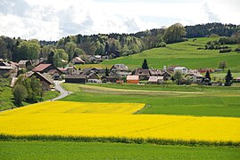 Vue de Villars-Mendraz.