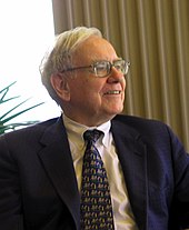 Warren Buffett, CEO of Berkshire Hathaway Warren Buffett KU Visit.jpg