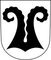 Bocksgehörn (Widder, heraldisch abstrahiert)