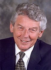 Wim Kok, who led two purple coalitions as Prime Minister of the Netherlands from 1994 to 2002 Wim Kok 1994.jpg