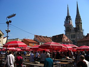 Dolac market, Zagreb, Croatia