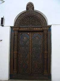 Carved door in Zanzibar