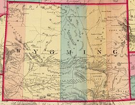 Localização de Território de Wyoming