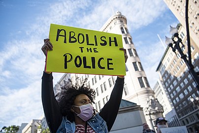 Protestor, Oakland, May 29