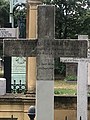 Grabkreuz für seinen Sohn General der Kavallerie Alfred Bonaventura von Rauch (2019)
