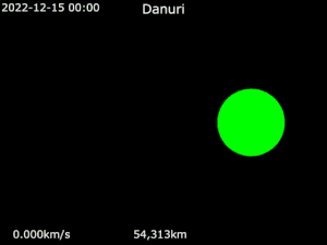 Animation of Danuri around Moon.gif