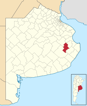 Муниципалитет Хенераль-Гидо на карте