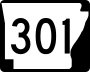 Highway 301 marker