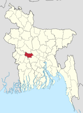 Kaart van Rajbari