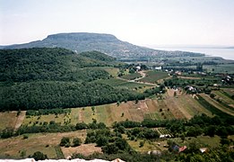 Le Badacsony dans le parc national du haut Balaton.