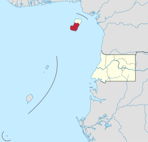 Южный Биоко на карте