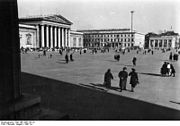 Königlicher Platz (Königsplatz) met Führerbau en Ehrentempel