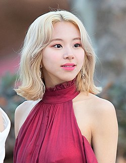 Chaeyoung tammikuussa 2019