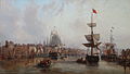 Le port de Rouen vue générale (1855)