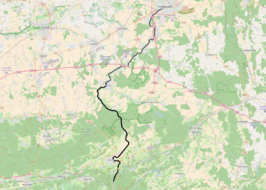 Spoorlijn Paderborn - Brilon Wald op de kaart