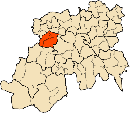 Distretto di Si Mahdjoub – Mappa