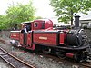 Ffestinog Railway double Fairlie engine David Lloyd George at Bleanau Ffestiniog station in 2006