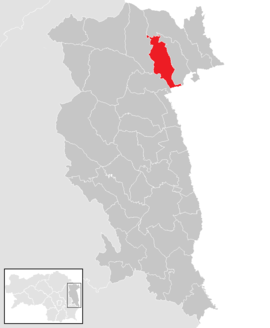 Poloha obce Dechantskirchen v okrese Hartberg-Fürstenfeld (klikacia mapa)