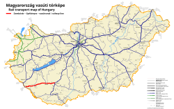 A Dombóvár–Gyékényes-vasútvonal útvonala