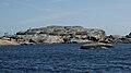 Turgåere på svaberg ved Verdens ende.