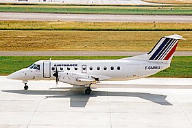 Un Embraer EMB 120 d'Air France similaire à celui impliqué dans l'accident